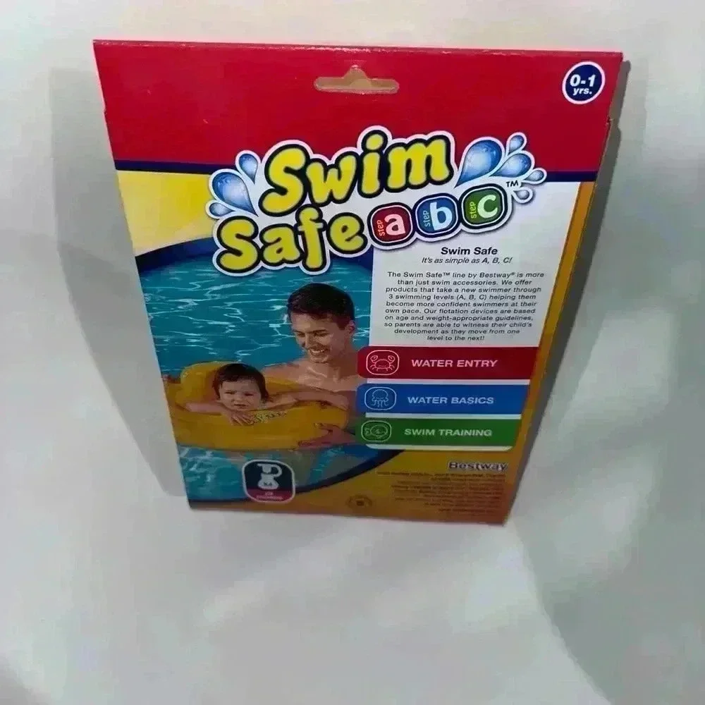 NEW! Swim Safe Wondersplash Round 3-Ring Baby Float/25.2